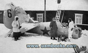 WW2 Soviet airplane shot down
